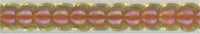 11-0345   Salmon Lined Peridot Luster  11° Seed bead