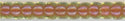 11-0345   Salmon Lined Peridot Luster  11° Seed bead