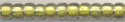11-0378  Light Olive Lined Crystal Luster  11° Seed bead