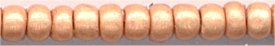 11-0551-f-pf-t    Matte Peach Galvanized Permanent Finish   11° Seed bead