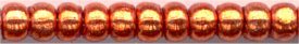 11-0562-pf-t  Sun Burnt Orange Galvanized Permanent Finish   11° Seed bead