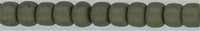 11-0617-t   Matte Dark Olive  11° Seed bead