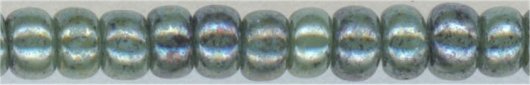 11-1207-t  Marbled Marine Green  11° Seed bead