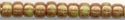 11-1209-T   Marbled Gold Blush  11° Seed bead
