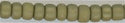 11-2032  Matte Opaque Golden Olive Luster   11° Seed bead