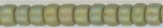 11-2033   Matte Opaque Light Olive Luster  11° Seed bead
