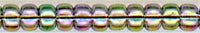 11-2440 Transparent Gray Rainbow Luster 11° Seed bead