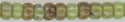 11-4515  Opaque Chartreuse Picasso  11° Seed bead