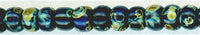 11-4516 Opaque Teal Picasso 11° Seed bead