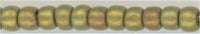 11-f-0460-r-t   Matte Metallic Light Olive Iris   11° Seed bead