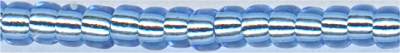 15-0019   Silver Lined Sapphire   15° Seed bead
