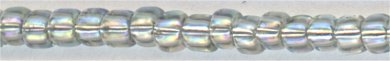 15-0176-t  Transparent Light Black Diamond AB   15° Seed bead