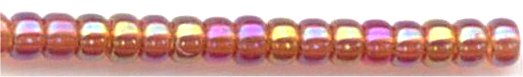 15-0257  Transparent Topaz AB   15° Seed bead