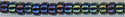 15-0455  Metallic Variegated Blue Iris   15° Seed bead