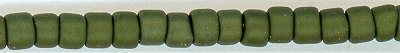 15-0617-t     Matte Dark Olive   15° Seed bead