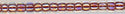 15-0784-t     Sandstone Lined Rainbow   15° Seed bead