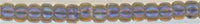 15-0926-t  Soft Lilac Lined Amber   15° Seed bead