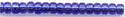 15-0973  Silver Lined Royal Blue   15° Seed bead