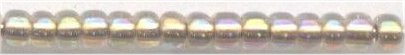 15-0994-t   Inside Color Tan/Crystal AB   15° Seed bead