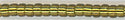 15-1421  Dyed Silver Lined Golden Olive   15° Seed bead