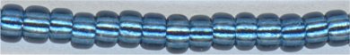 15-1425  Silver Lined Blue Zircon   15° Seed bead