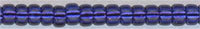 15-1426   Silver Lined Dyed Dark Purple   15° Seed bead
