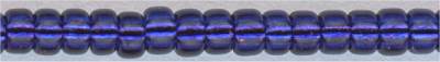 15-1426   Silver Lined Dyed Dark Purple   15° Seed bead