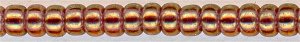 15-1882  Dark Topaz Gold Luster   15° Seed bead
