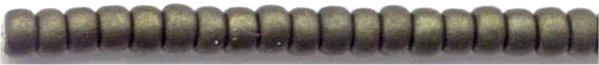 15-2004  Matte Metallic Dark Olive   15° Seed bead