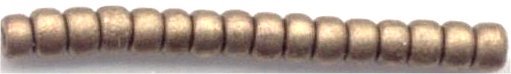 15-2006  Matte Metallic Dark Bronze   15° Seed bead