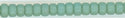 15-2028  Matte Opaque Sea Foam Luster   15° Seed bead