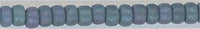 15-2030  Matte Metallic Steel Blue Luster   15° Seed bead