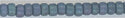 15-2030  Matte Metallic Steel Blue Luster   15° Seed bead