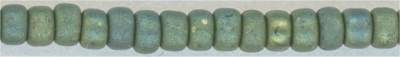 15-2031   Matte Metallic Sage Green Luster   15° Seed bead