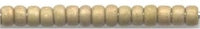 15-2032  Matte Opaque Golden Olive   15° Seed bead