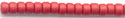 15-2040  Matte Metallic Brick Red   15° Seed bead