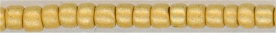 15-f471-a  Matte Galvanized Gold Permanent Finish   15° Seed bead