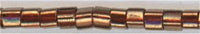 sb15-0329 1.5mm Cube - Gold luster Red