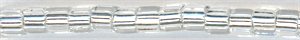 sb18-0001 1.8mm Cube Silver Lined Crystal (tube)