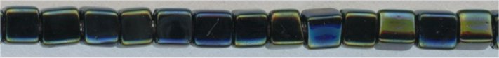 sb18-0452 1.8mm Cube Metallic Dark Blue Iris (tube)