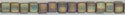 sb18-2035 1.8mm Cube Matte Metallic Khaki Iris (tube)