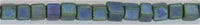 sb18-2064 1.8mm Cube Matte Metallic Blue Green Iris (tube)