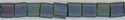 sb2-0706 2mm Cube - Matte Metallic Teal Iris (3 inch tube)