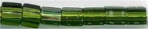 SB3-0158 Transparent Olive 3mm Cube (1 tube, approx 240)