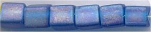 SB4-0149-FR Matte Transparent Capri Blue AB 4mm Cube (1 tube, approx 140)