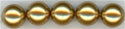 SP10-040 10mm Pearl Crystal - Bright Gold (5)