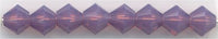 SWB-070 4mm Bicone Crystal - Cyclamen Opal