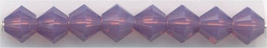 SWB-070 4mm Bicone Crystal - Cyclamen Opal