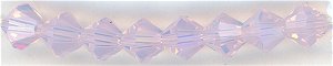 SWB-426 4mm Bicone Crystal Rosewater Opal (48)