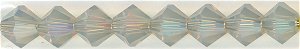 SWB-434 4mm Bicone Crystal Light Gray Opal (48)